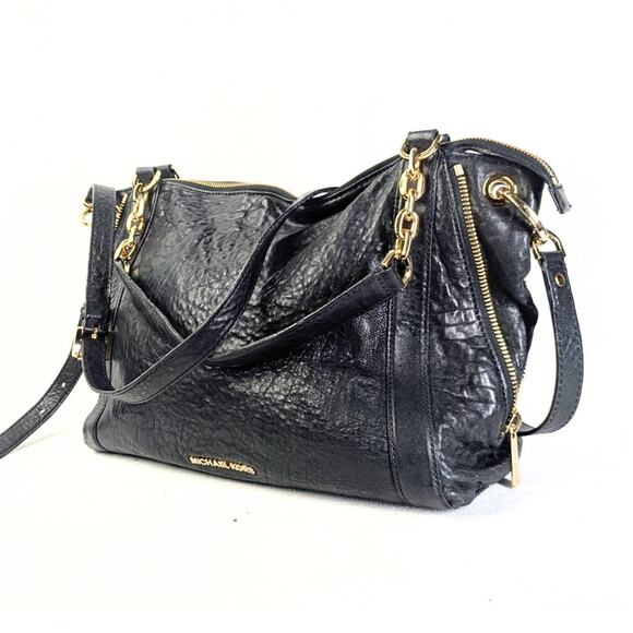 Pre-loved Michael Kors Stanthorpe Leather Rectangle Tote Handbag - Picture 1 of 9
